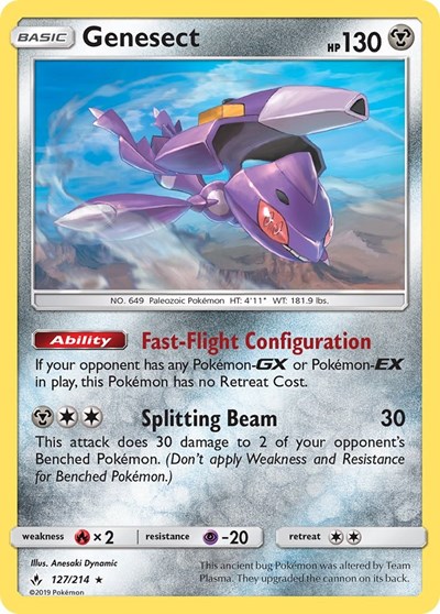Genesect #127 SM - Unbroken Bonds