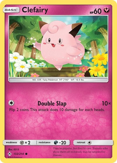 Clefairy #132 SM - Unbroken Bonds