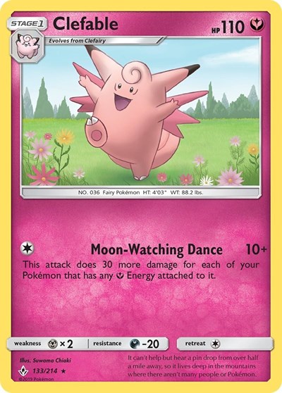 Clefable #133 SM - Unbroken Bonds