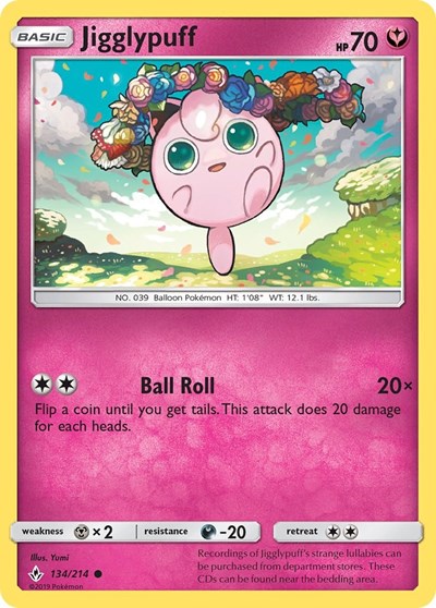 Jigglypuff #134 SM - Unbroken Bonds