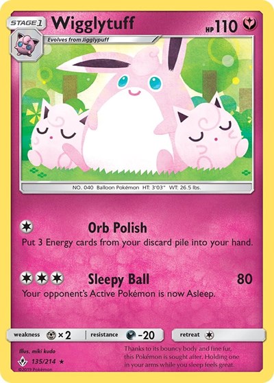 Wigglytuff #135 SM - Unbroken Bonds