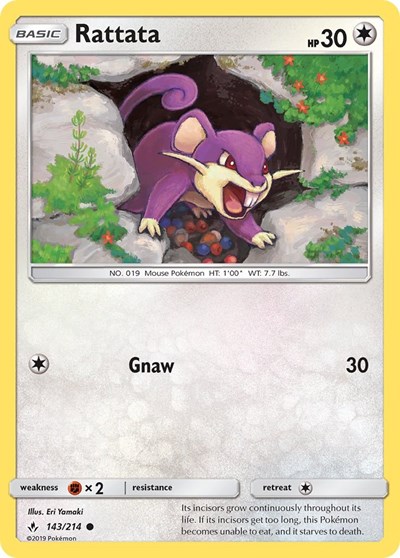 Rattata #143 SM - Unbroken Bonds