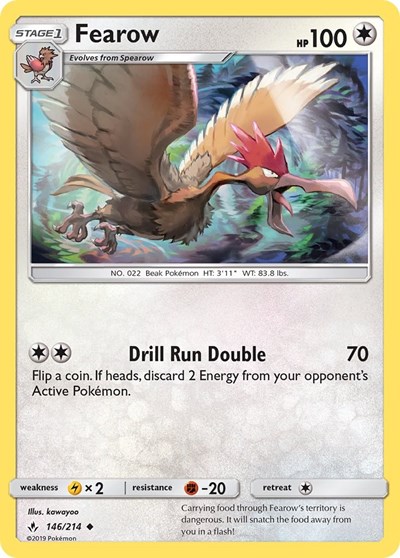 Fearow #146 SM - Unbroken Bonds