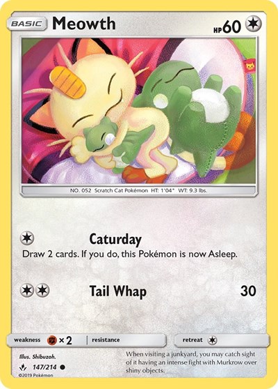 Meowth #147 SM - Unbroken Bonds