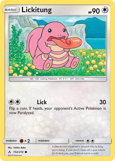 Lickitung #152 SM - Unbroken Bonds