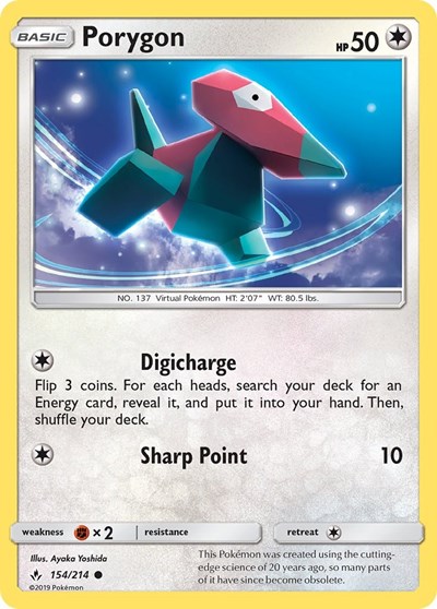 Porygon #154 SM - Unbroken Bonds