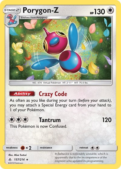 Porygon-Z #157 SM - Unbroken Bonds