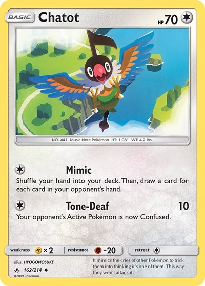 Chatot #162 SM - Unbroken Bonds