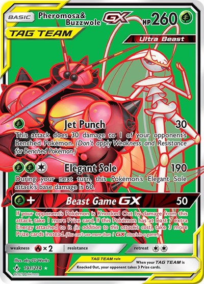 Pheromosa & Buzzwole GX (191) #191 SM - Unbroken Bonds