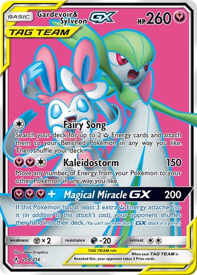 Gardevoir & Sylveon GX (204) #204 SM - Unbroken Bonds