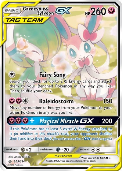 Gardevoir & Sylveon GX (205) #205 SM - Unbroken Bonds