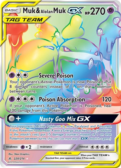Muk & Alolan Muk GX #220 SM - Unbroken Bonds