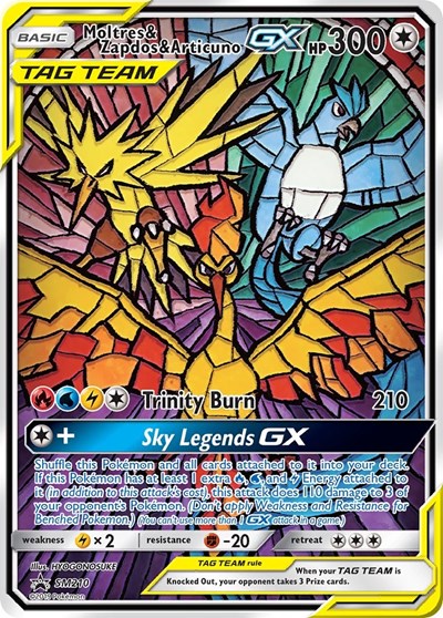Moltres & Zapdos & Articuno GX #SM210 SM Promos