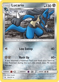 Lucario #126 Deck Exclusives