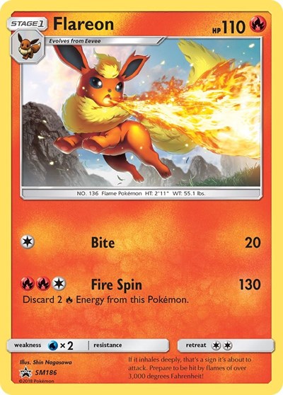 Flareon - SM186 SM Promos #SM186