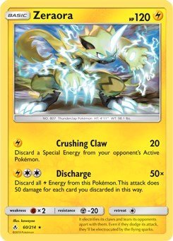 Zeraora (SM Unbroken Bonds) #60 Deck Exclusives