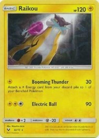 Raikou (Let's Play, Pikachu!) #32 Deck Exclusives
