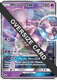 Mewtwo GX #SM196 Jumbo Cards