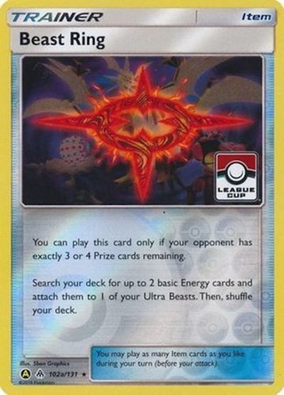 Beast Ring #102A League & Championship Cards