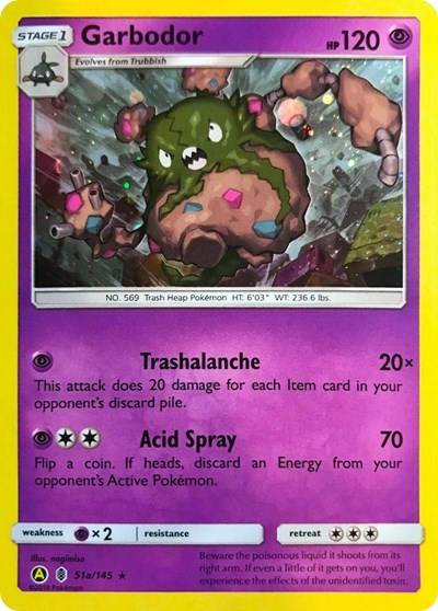 Garbodor #51A Alternate Art Promos