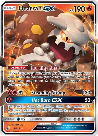 Heatran GX #25 SM - Unified Minds