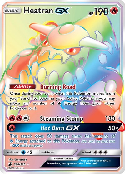 Heatran GX #238 SM - Unified Minds