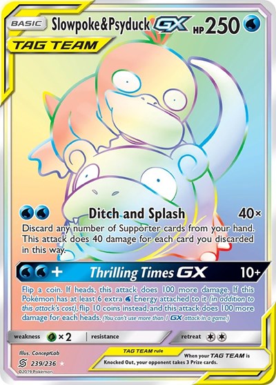 Slowpoke & Psyduck GX #239 SM - Unified Minds