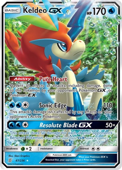 Keldeo GX #47 SM - Unified Minds