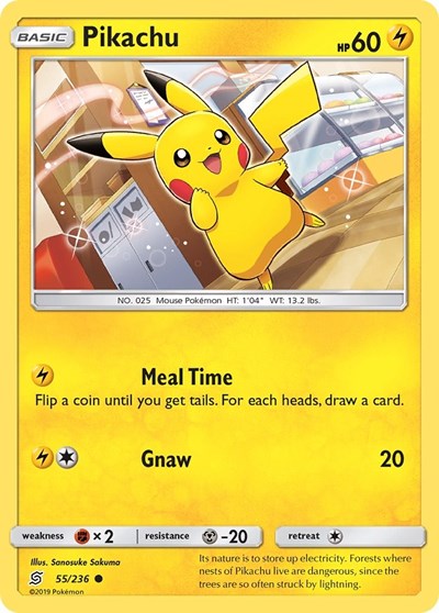 Pikachu #55 SM - Unified Minds