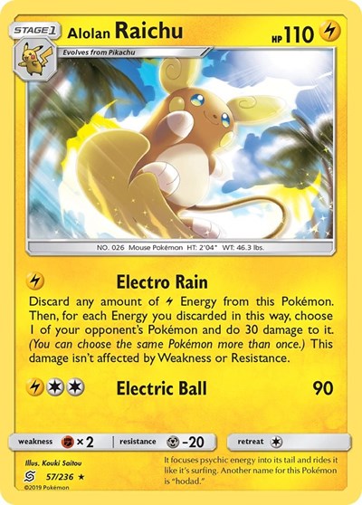 Alolan Raichu #57 SM - Unified Minds