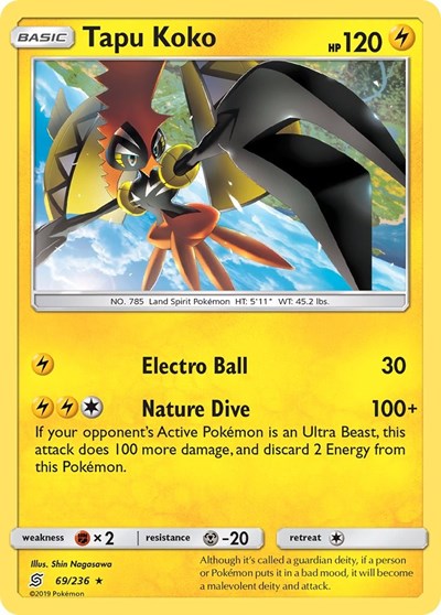 Tapu Koko #69 SM - Unified Minds