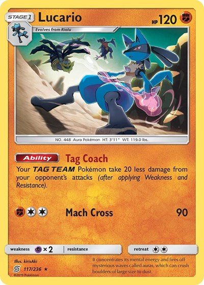 Lucario #117 SM - Unified Minds