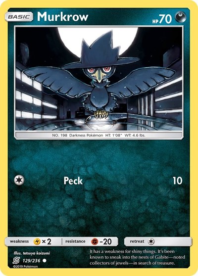 Murkrow #129 SM - Unified Minds