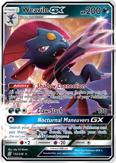 Weavile GX #132 SM - Unified Minds