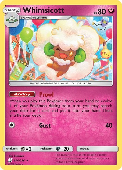 Whimsicott #144 SM - Unified Minds