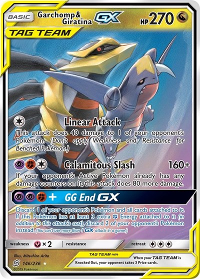 Garchomp & Giratina GX #146 SM - Unified Minds