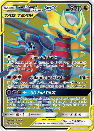 Garchomp & Giratina GX #228 SM - Unified Minds