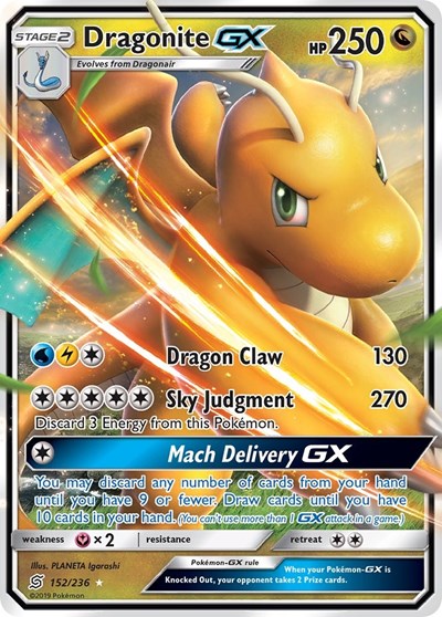Dragonite GX #152 SM - Unified Minds