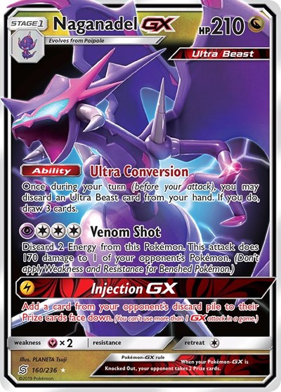Naganadel GX #160 SM - Unified Minds