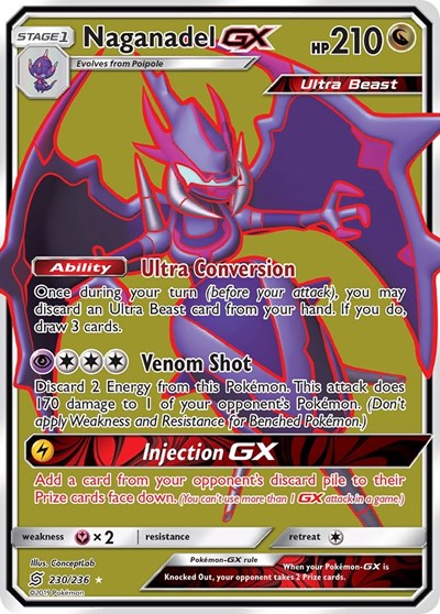 Naganadel GX #230 SM - Unified Minds