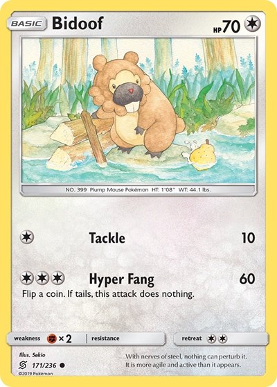 Bidoof #171 SM - Unified Minds