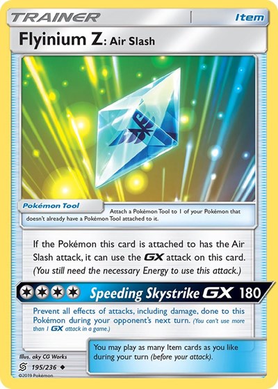 Flyinium Z: Air Slash #195 SM - Unified Minds