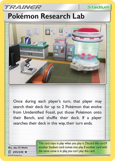 Pokemon Research Lab #205 SM - Unified Minds