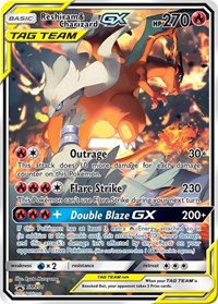 Reshiram & Charizard GX #SM201 SM Promos