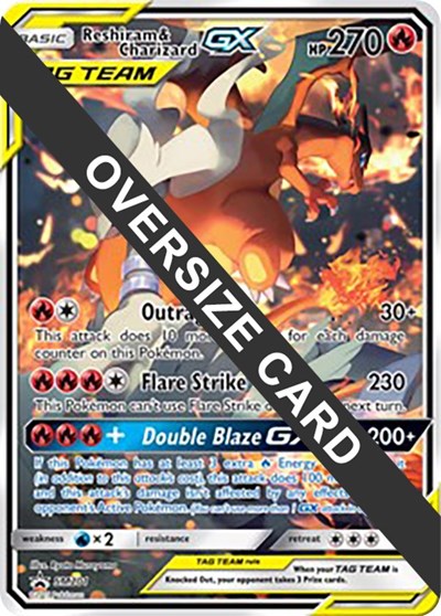 Reshiram & Charizard GX #SM201 Jumbo Cards