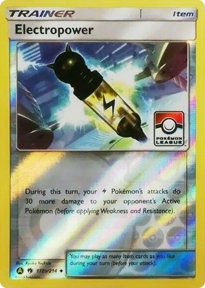 Electropower #172A League & Championship Cards