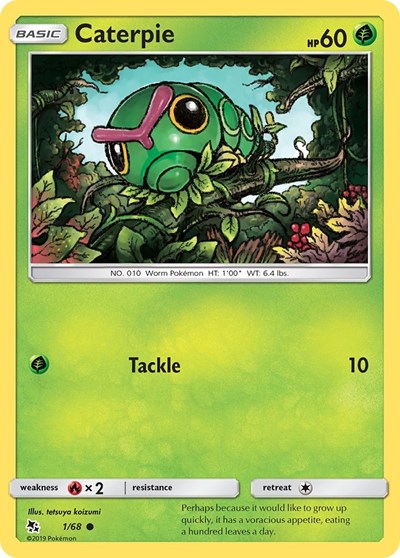 Caterpie #1 Hidden Fates