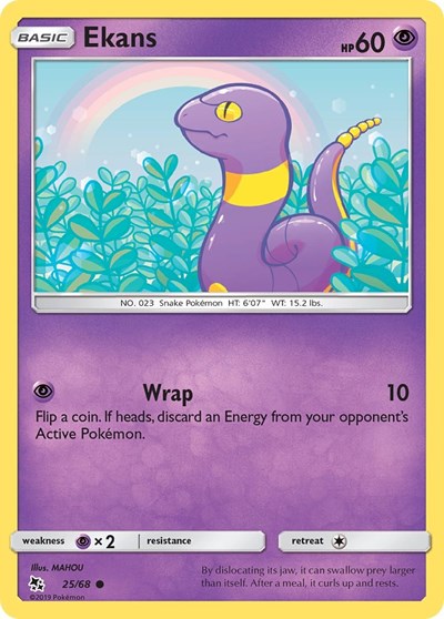 Ekans #25 Hidden Fates