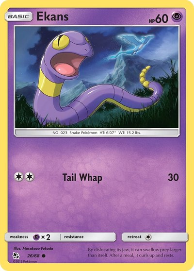 Ekans #26 Hidden Fates
