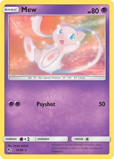 Mew #32 Hidden Fates